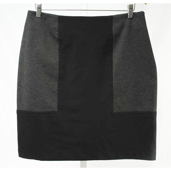 Worthington Dresses & Skirts - WORTHINGTON Black & Gray Colorblock Straight Ponte Pencil Skirt Size Women's 12